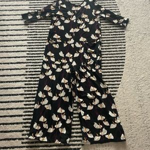 Ava Sky XS. Black Lily jumpsuit with pockets.